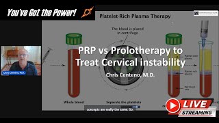 PRP vs Prolotherapy to Treat Cervical Instability [upl. by Adnylem33]