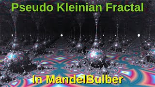 Pseudo Kleinian Fractal  In MandelBulber  4K [upl. by Margarita]