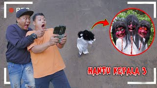 DRONE MENANGKAP HANTU KEPALA 3 [upl. by Llehcam81]