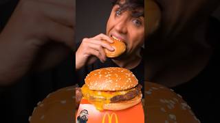 Burger Eating mcdonalds mcburger shorts asmrsounds pleasesubscribe [upl. by Marx]