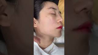 ASMR Rare Razor Shave10 Years Younger to Shave vellus hair and Cuticles on Female Customers Face [upl. by Atinaw]