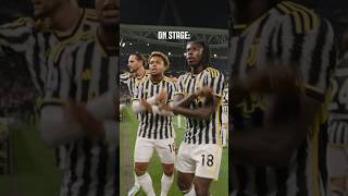 Kean and McKennie with the Stabble Dance 🕺🏾 JuveVerona [upl. by Huskey389]