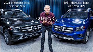 Which One Comparing the 2021 GLB 250 to the 2021 GLC 300  MercedesBenz of Scottsdale [upl. by Linnell]