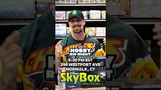 Bro Tries Opening Box At End Skybox Collectibles Giveaways for Topps Hobby Rip Night 2024 topps [upl. by Asssilem876]