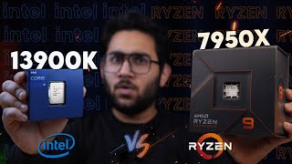 Battle Between The Flagships  Intel Vs AMD  i913900K Vs Ryzen 9 7950X [upl. by Femmine]