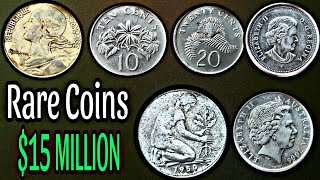 Super Rare Coins Top 9 Ultra Different countries Coins worth millionaire dollars [upl. by Ruder122]