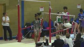 Tyesha Mattis  Bars  2014 English Championships [upl. by Alyos]