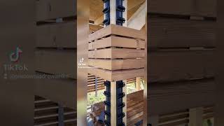 Na robocie part5 Drewniana wiata na pojemniki do śmieciwoodworking work diy [upl. by Ralli]