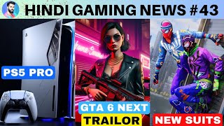 GTA 6 next trailerSpiderman 2 New Game PS5 pro release dateELDENRING DLCPS VR2Final Fantasy 7 [upl. by Lorenzana]