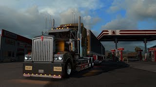 T908 Kenworth Road Train ATS [upl. by Zebedee617]