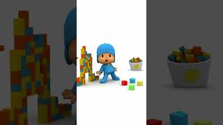 😍 Wow Look at all these amazing colours with Pocoyo How fantastic shorts [upl. by Sremlahc]