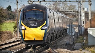 Trains at Acton Bridge WCML 260222 [upl. by Nimsay]