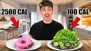 Eating Highest VS Lowest Calorie Food  Challenge [upl. by Estus]