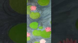 Easy water lily drawingartdrawingpainting [upl. by Roderich]