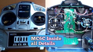 Transmitter inside  Microzone Mc6c transmitter inside parts details  Transmitter and Receiver [upl. by Mort]