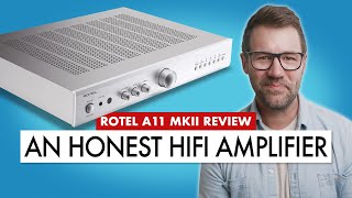 A GREAT AMPLIFIER to Get Started in HIFI  ROTEL A11 MKII Review [upl. by Zenda983]