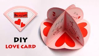 How to Make Love Greeting Cards  Love Greeting Cards Latest Design Handmade  Love Card Ideas  42 [upl. by Nicolea]