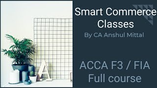 ACCA F3FIA  Chapter 14  Control Account Reconciliation HINDI [upl. by Enaamuj]