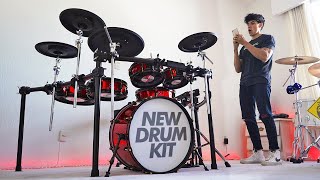 THE NEW DRUM KIT IS FINALLY HERE [upl. by Riada752]