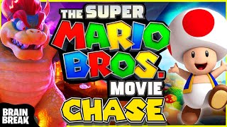 Mario Chase  Mario Brain Break  Freeze Dance  Just Dance  Floor is lava  Danny Go Noodle [upl. by Nnahgem]