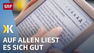 EReader im Test Auch das günstigste Modell überzeugt  2018  Kassensturz  SRF [upl. by Enaht404]