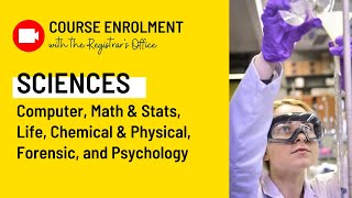 Course Enrolment Webinar Sciences [upl. by Brower]