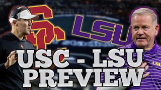 USCLSU IN DEPTH GAME PREVIEW  Can Trojans UPSET Tigers  B1G Nation Segment [upl. by Bordie]