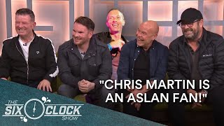 Aslan reveal the one rule they had to follow to perform with Coldplay 🤫  The Six OClock Show [upl. by Ebneter]