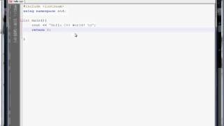 C programming tutorial for beginners 2 Hello WorldCMDNotepad Computer Science  Ebonygeek45 [upl. by Aleka124]