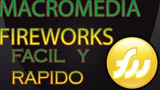 como usar el programa macromedia fireworks [upl. by Schram]