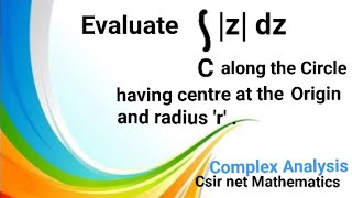 Complex Analysis lecture fir csir net  Complex Analysis MscMaths  Spectrum of Mathematics [upl. by Ahsad]