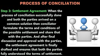 Do You Know the Process of Conciliation [upl. by Nanis]