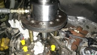 vivaro injector removal at california garage malta [upl. by Enenej]