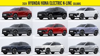 2024 Hyundai Kona Electric NLine – All Color Options – Images  AUTOBICS [upl. by Whitman741]