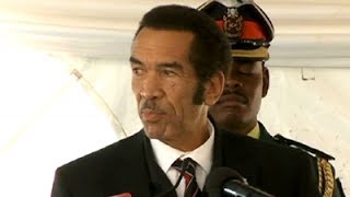 A lighter side of Botswanas Ian Khama [upl. by Ingmar447]