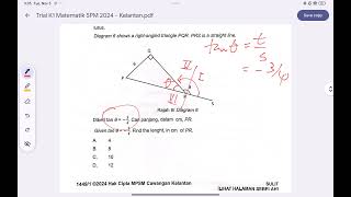 spmc k1 math Kelantan 2024soalan 18 [upl. by Anila271]