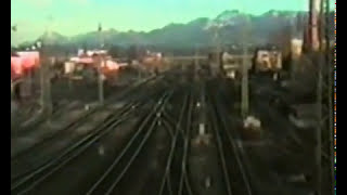 Bahnhof Rosenheim im Dezember 19882 Züge nach Holzkirchen und Wasserburg [upl. by Robbins628]