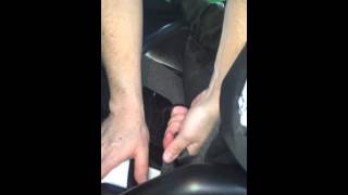 How to Install a rearfacing Britax Marathon Classic using a seat belt  rearfacing tether [upl. by Vernor]