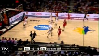 Milos Teodosic vs France  24 points 3 assists  Serbia vs France 9085 [upl. by Rehnberg]