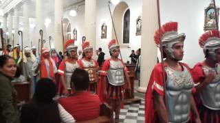 Semana Santa Heredia Costa Rica 2017 Procesión Jesús Expulsando A Los Mercaderes Del Templo [upl. by Nonarb757]