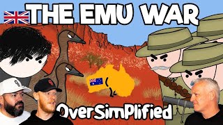 Oversimplified  Emu War REACTION  OFFICE BLOKES REACT [upl. by Tekcirk]