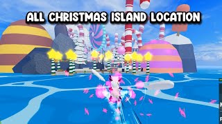 All Christmas Island Location at First Sea Second Sea and Third Sea Blox Fruit [upl. by Ahsielat]