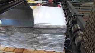 1995 Tunkers 1400 S Litho Laminator  DEMO VIDEO 2 [upl. by Sairtemed730]