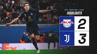 HIGHLIGHTS UCL  RB Leipzig 23 Juventus  Dusan and Conceição pull off an amazing COMEBACK [upl. by Ayom]