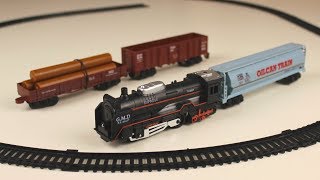 Train toys video unboxing Assembly railroad [upl. by Slen]