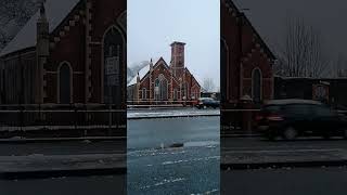 Y así amanecio en Flint Flintshire in Wales 🌨️❄️ [upl. by Minica]