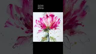 Fab Florals Expressive watercolor workshops artclasses wwwpamelaharnoiscom artcoaching art [upl. by Amian]