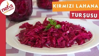 Kırmızı Lahana Turşusu  Turşu Tarifi  Nefis Yemek Tarifleri [upl. by Cathrin]