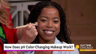 PH Color Changing Makeup and How It Works moodmakeup phmakeup howtomakeup makeupartist [upl. by Mcgill379]