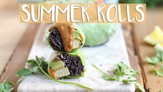 EASY SUMMER ROLLS  Healthy Lunch Ideas [upl. by Muscolo897]